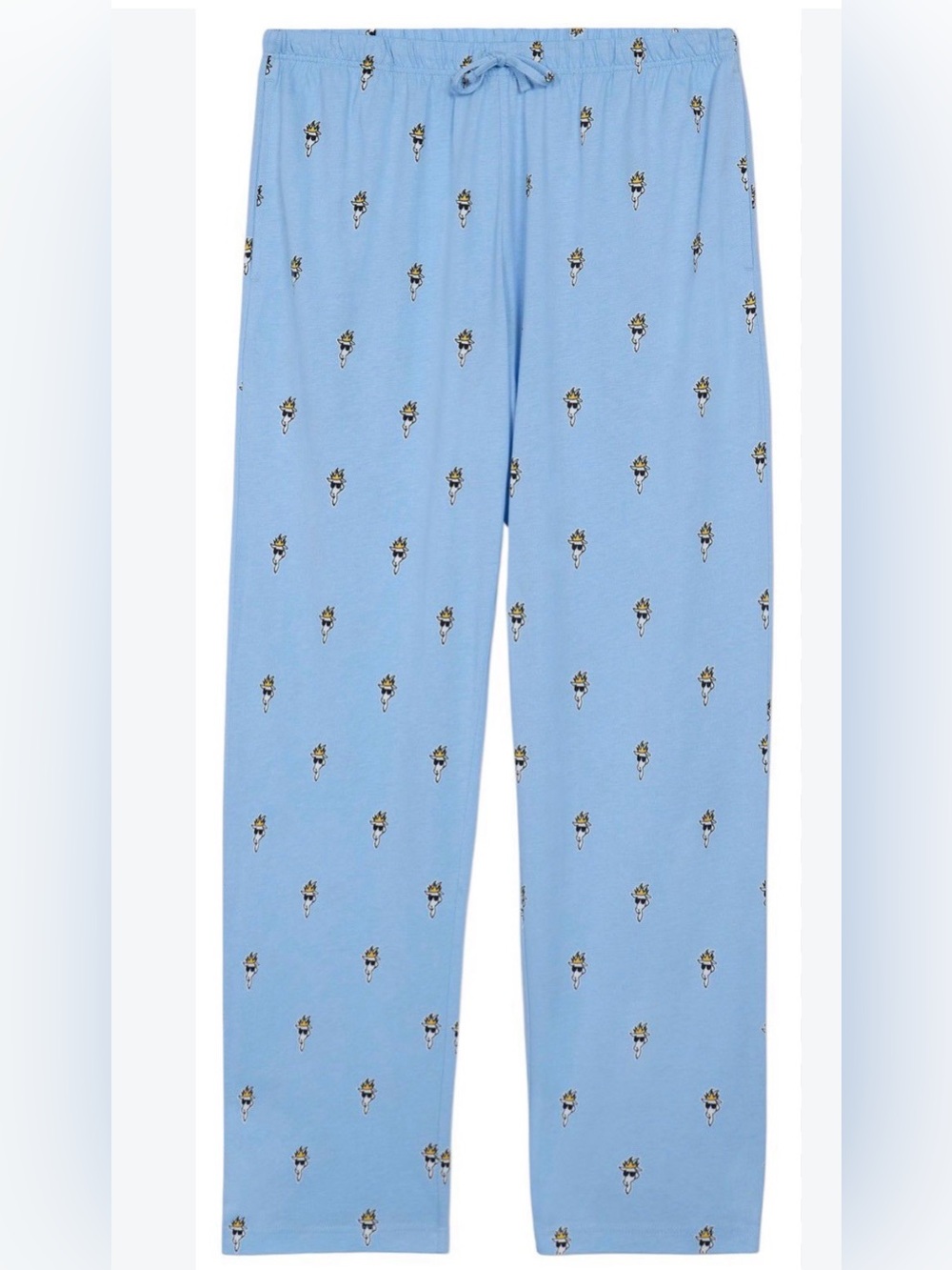 GOAT USA Light Blue Kids Pajama Pants with GOAT logo